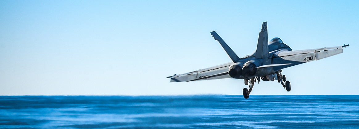 201106-N-ZF088-1014 PHILIPPINE SEA (Nov. 6, 2020) An F/A-18E Super Hornet takes off from the flight deck of the USS Ronald Reagan (CVN 76) during Carrier Airwing (CVW) 5’s change-of-command ceremony Nov. 6, 2020. The Ronald Reagan provides a combat-ready force that protects and defends the United States, as well as the collective maritime interests of its allies and partners in the Indo-Pacific region.